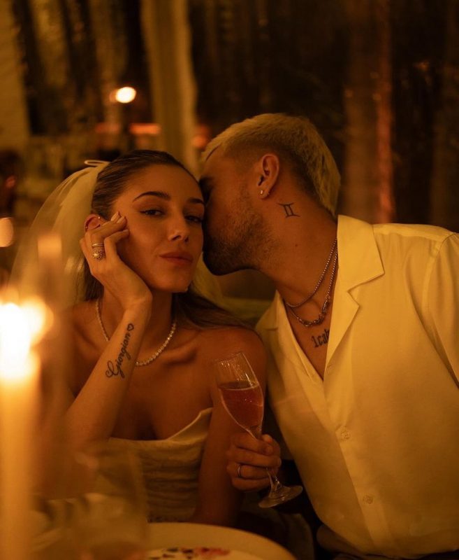 Arrascaeta e Camila de casaram no civil em cerim&ocirc;nia &iacute;ntima – Foto: Reprodu&ccedil;&atilde;o/ND