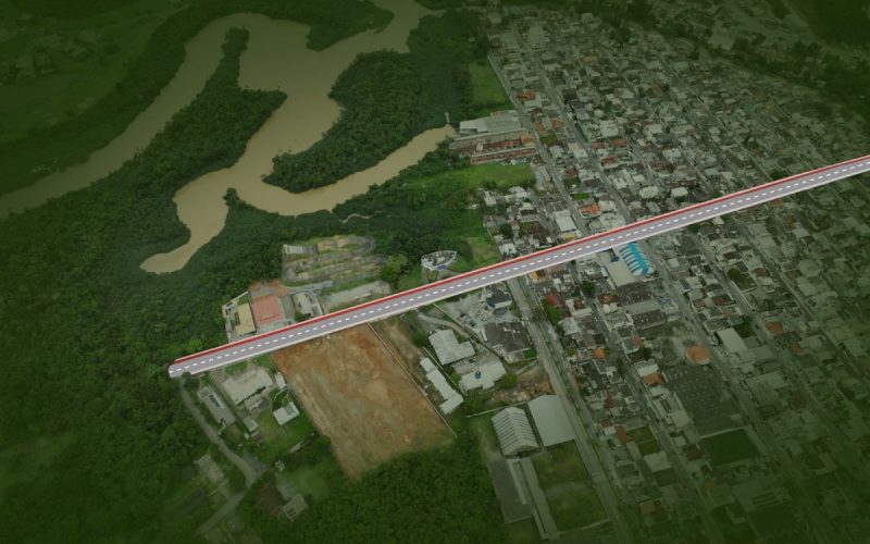 Illustrative image of the Avenida Ecoparque, the construction of which will be initiated by the city of Balneario Camboriu.