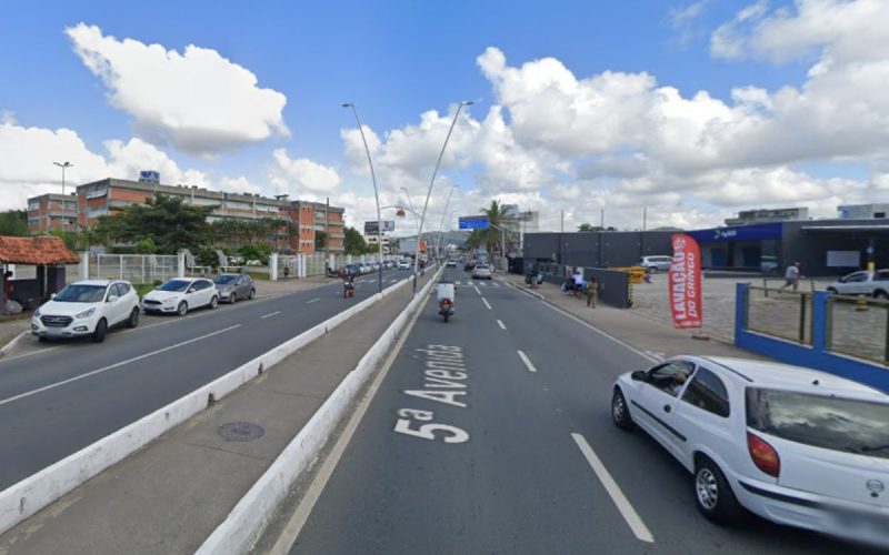Google Street View image: Avenue in Bairro dos Municipos, in Balneario Camboriu