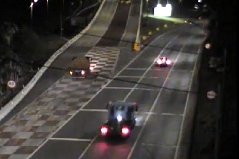 Motorista n&atilde;o se feriu no incidente – Foto: Arteris/Reprodu&ccedil;&atilde;o/ND