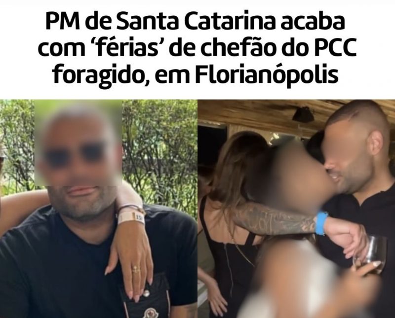 PM encaminhou o detento &agrave; Penitenci&aacute;ria de Florian&oacute;polis. – Foto: Divulga&ccedil;&atilde;o