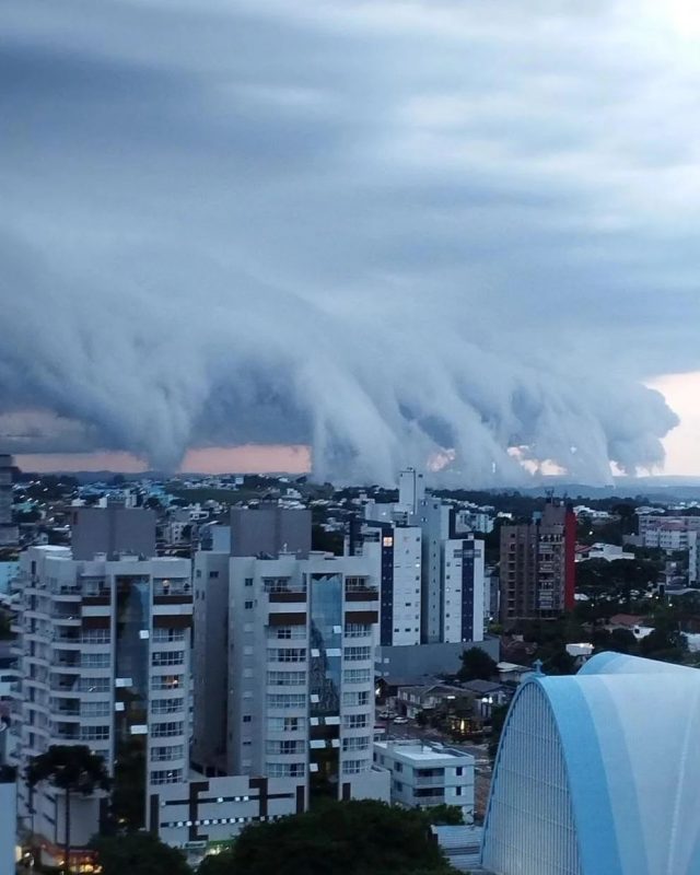 Chuvas são esperadas no sábado em Santa Catarina &#8211; Foto: Meteorologista Piter Scheuer/Divulgação/ND