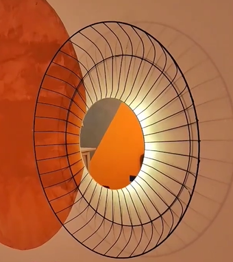 As grades de ventilador, quando usadas com criatividade, são itens que compõem a residência - Foto:Maniadedecoração/Reprodução/ND