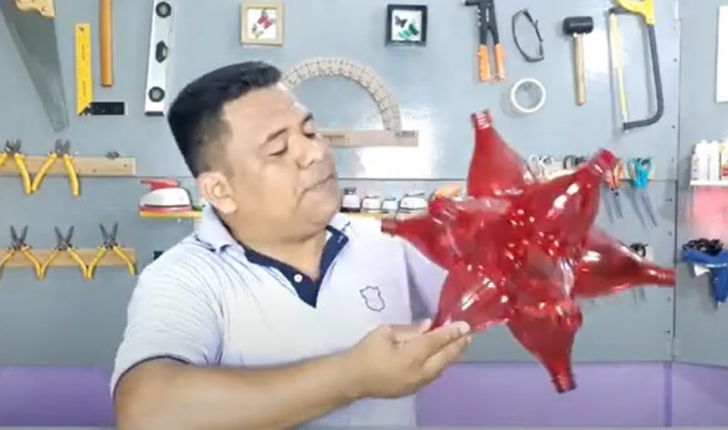 Youtuber mostrou toda sua criatividade ao elaborar a "bola bico de pet", que também pode ser transformada em uma luminária 