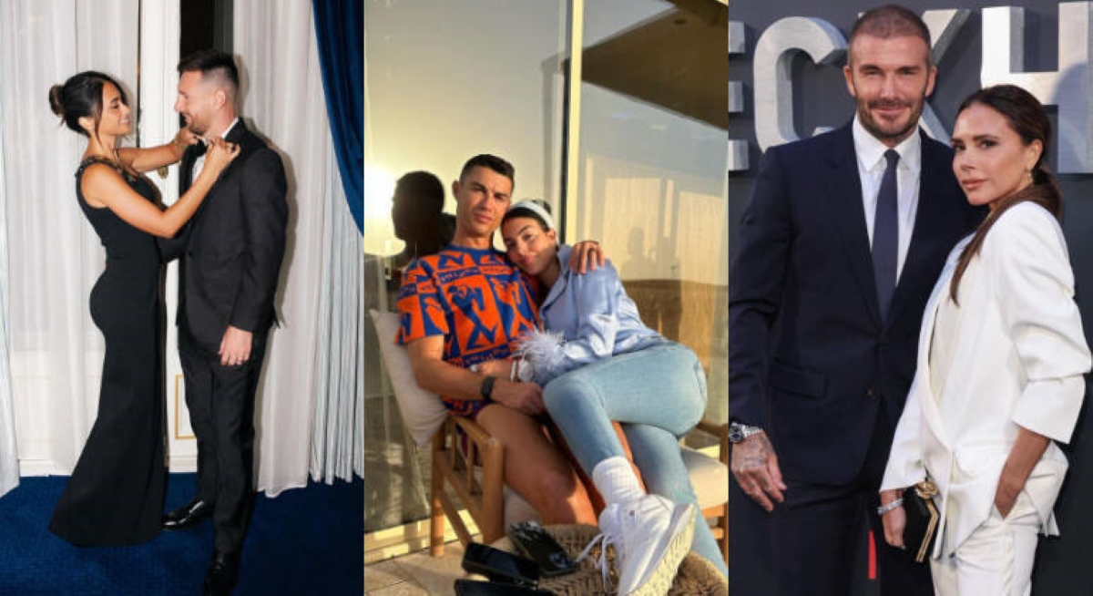 Na imagem aparecem as esposas dos jogadores de futebol mais ricas do mundo.