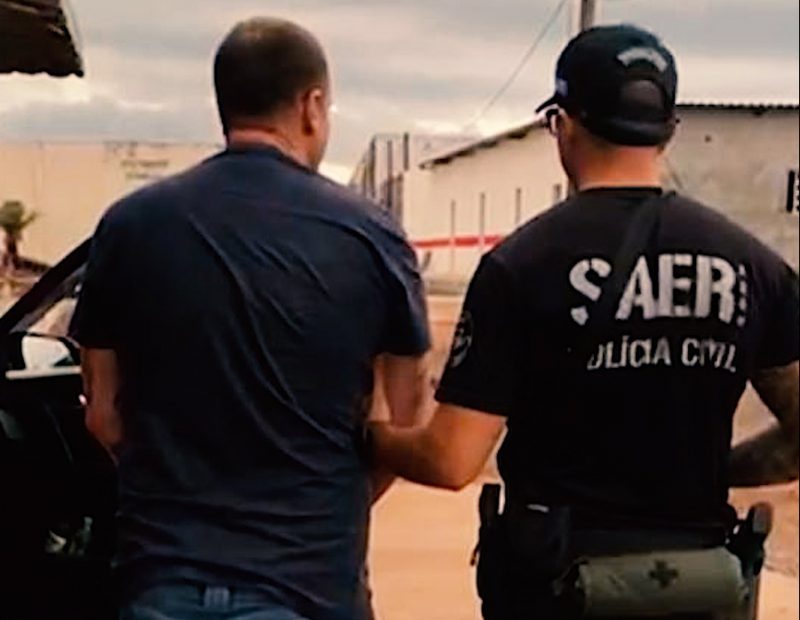Até então foragido, homem de 41 anos foi preso em uma ação conjunta entre Guarda Municipal, PRF e SAER-Fron