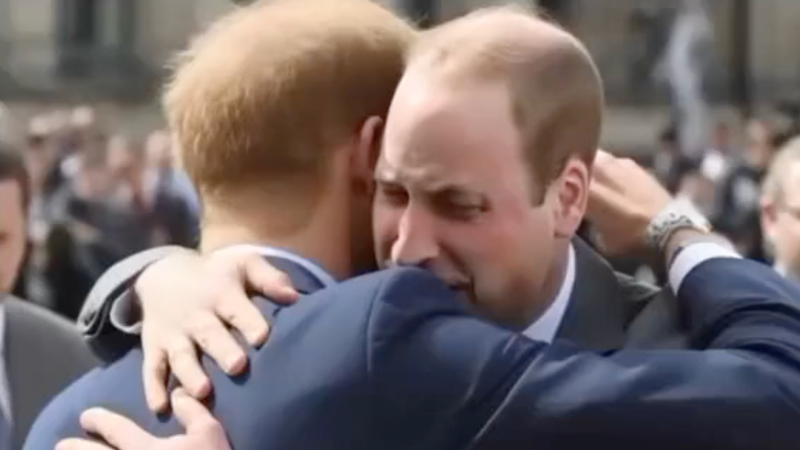 Photos of brothers Princes William and Harry have been widely shared on social media.  In one of them they are depicted hugging each other at the coronation of the king.  The post, which has received more than 78,000 likes on Facebook, includes seven more photos.  None of them are real.  According to the News Sky website, the images were originally published on a blog where the author explained that the Midjourney image generator was used to 