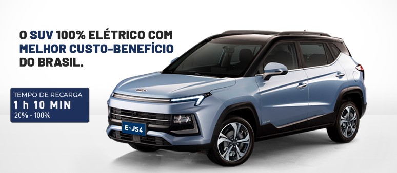 Jac E-JS4 foi o primeiro autom&oacute;vel h&iacute;brido ou el&eacute;trico a ser usado pela ANTT – Foto: Reprodu&ccedil;&atilde;o/Jac Motors/ND