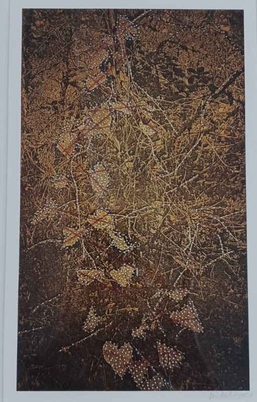 Obra “Dois Mundos”, da artista Juliana Hoffmann, faz parte a exposi&ccedil;&atilde;o coletiva “Onde habitam as coisas”, na CasaCanto, em Florian&oacute;polis – Foto: Juliana Hoffmann/Divulga&ccedil;&atilde;o