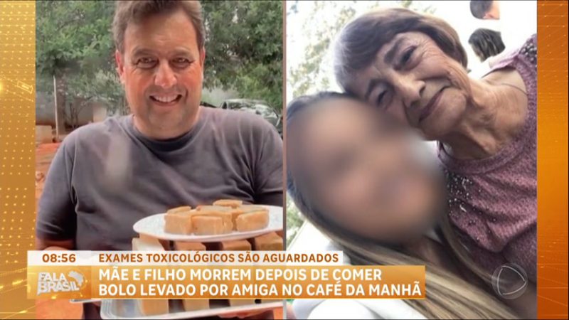 Mãe e filho comem bolo de pote envenenado 