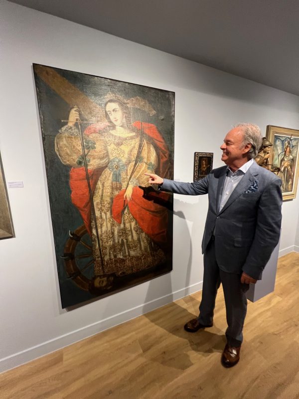 M&eacute;dico Marcelo descreve a imagem peruana de SC de Alexandria – Foto: Moacir Pereira