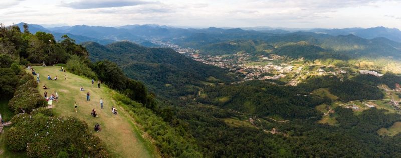 Morro azul &eacute; uma das atra&ccedil;&otilde;es ecol&oacute;gicas de Pomerode – Foto: Divulga&ccedil;&atilde;o/Reprodu&ccedil;&atilde;o/ND