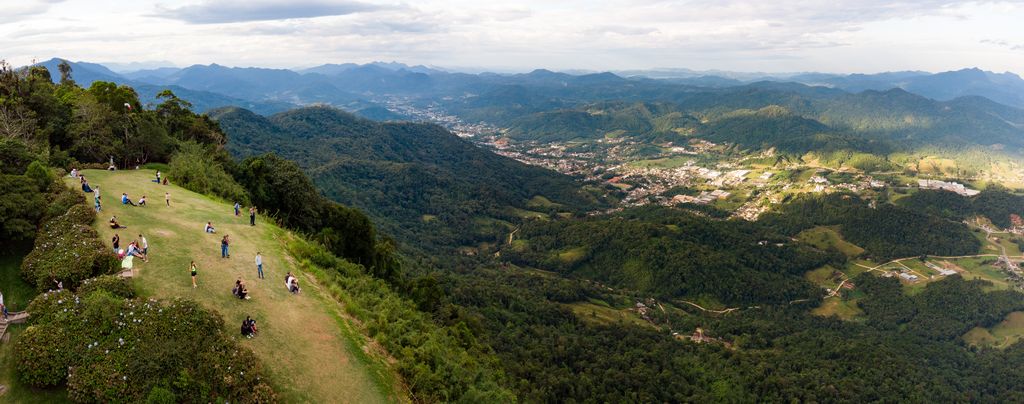 Morro azul é uma das atrações ecológicas de Pomerode - Divulgação/Reprodução/ND