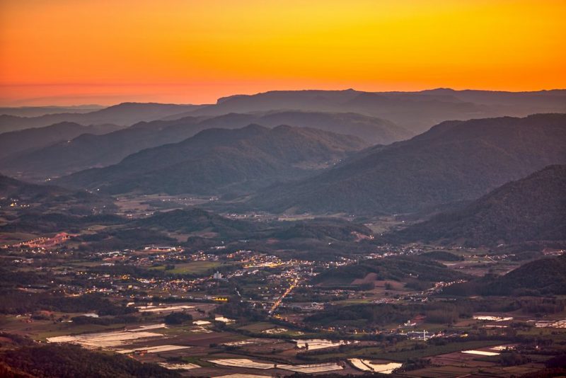 Ponto mais alto de Pomerode, Morro do Schmidt, conta com uma vis&atilde;o lind&iacute;ssima – Foto: Divulga&ccedil;&atilde;o/Reprodu&ccedil;&atilde;o/ND