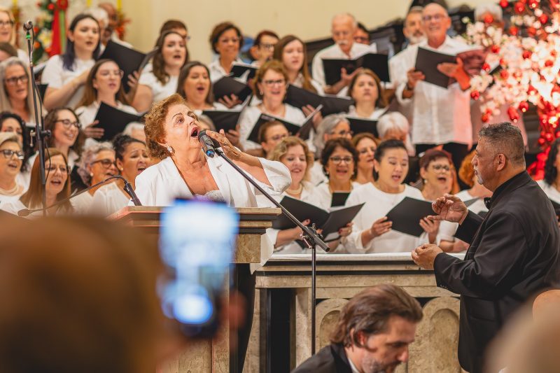 ‘M&uacute;sica nas Igrejas’ encerrou ciclo de 2023 na Catedral de Florian&oacute;polis – Foto: LEO MUNHOZ/ND