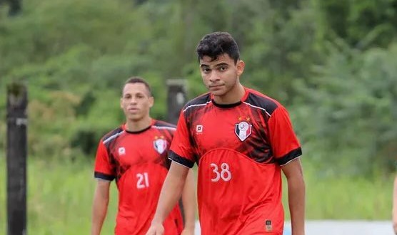 Breno Lopes e Bruno Rodrigues jogaram pelo JEC em 2017 – Foto: JEC/Divulga&ccedil;&atilde;o/ND