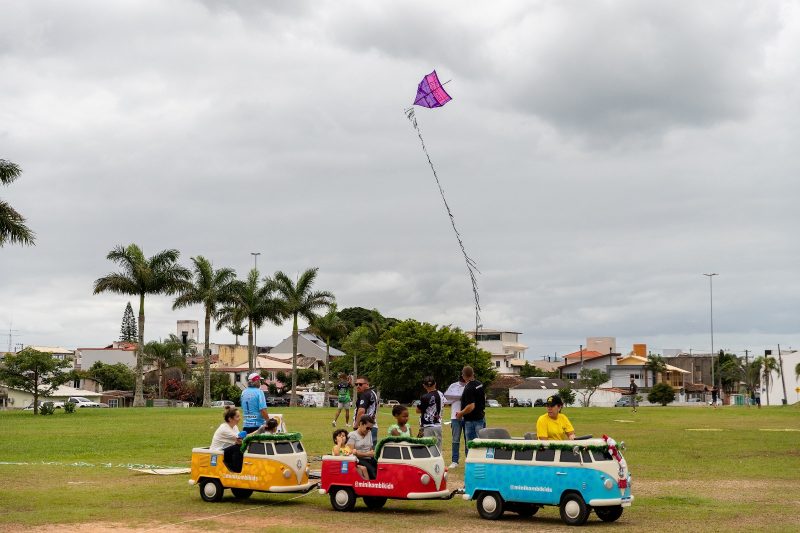 Festival da Pandorga teve o objetivo de resgatar as brincadeiras ao ar livre – Foto: Germano Rorato Fotografia/Divulgação/ND