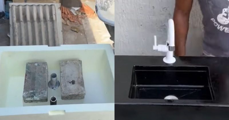 Pedreiro ensina cuba fácil de fazer e resultado fica lindo