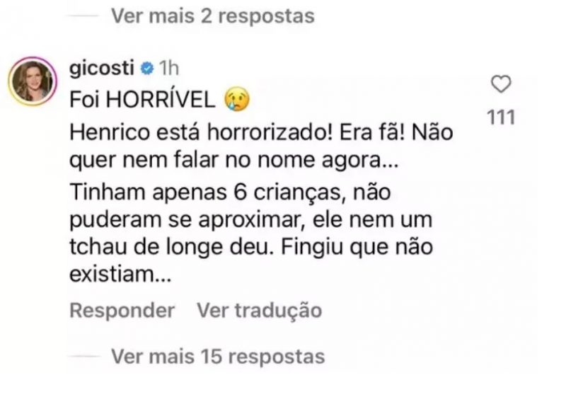 Publica&ccedil;&atilde;o esposa do jogador Ganso, do Fluminense, falando sobre a postura do craque do City, Haaland. – Foto: Redes Sociais/Reprodu&ccedil;&atilde;o/ND