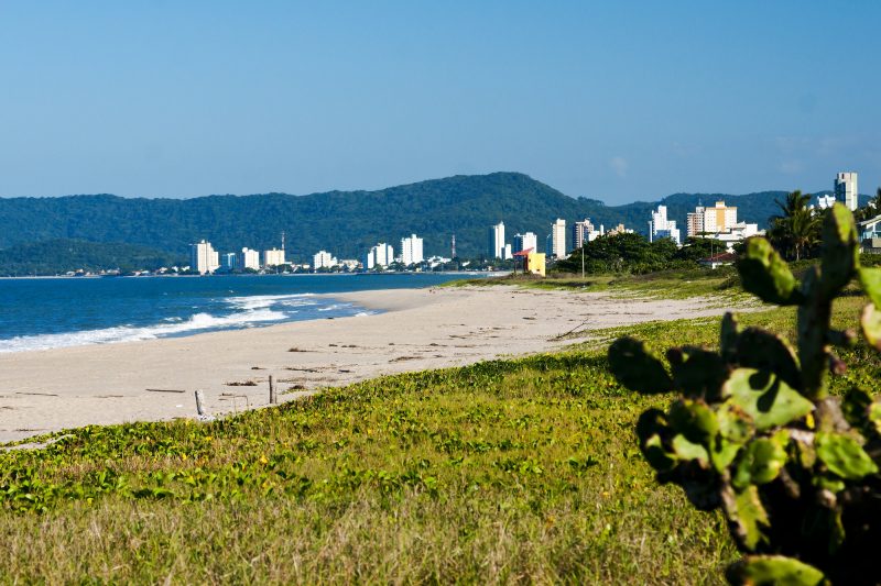 Com boas ondas para surfistas e menos movimentada, esta &eacute; a terceira praia em Pi&ccedil;arras – Foto: Marcelo Sokkal/Secretaria de Turismo de Pi&ccedil;arras/Divulga&ccedil;&atilde;o
