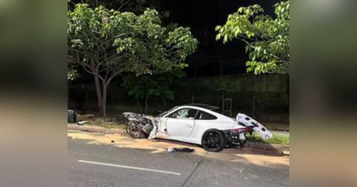 Porsche 911 está envolvido em acidente gravíssimo