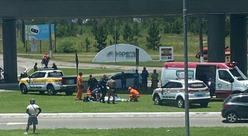 Acidente na SC-401 mata homem na hora 