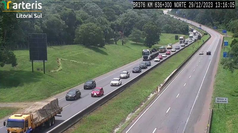 trânsito nas brs no feriado de Réveillon