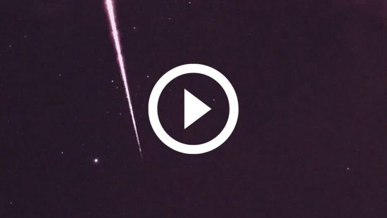 VÍDEO: Meteoro 40 vezes mais rápido que avião é visto no céu de SC e SP