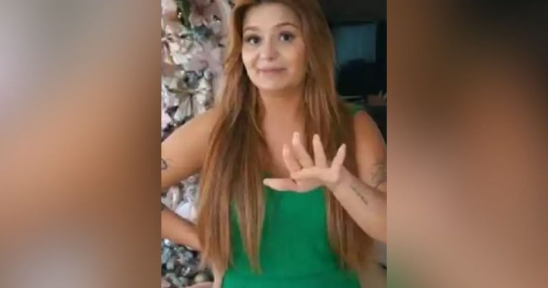 A influenciadora teria usado um vestido verde no Natal que antecedeu sua gravidez – Foto: Instagram/Redes Sociais/Reprodu&ccedil;&atilde;o/ND