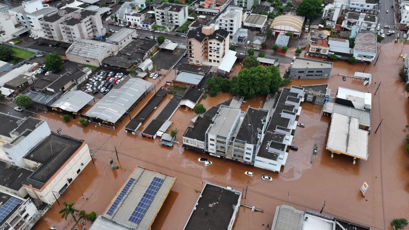 Cidade decretou situação de emergência &#8211; Foto: Reprodução/Prefeitura de Chapecó