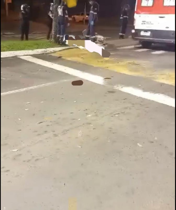 O motivo da colisão está sendo investigado pela autoridade competente.