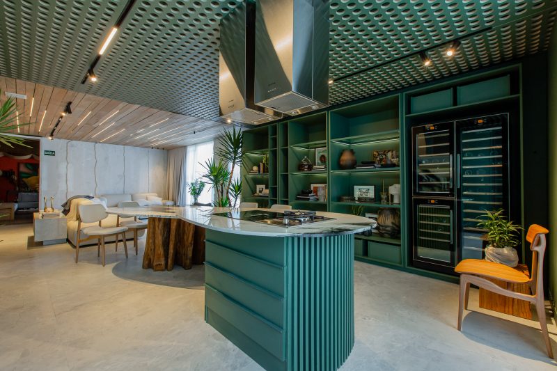 Projeto de cozinha e jantar do arquiteto Michael Zanghelini – Foto: Alpes Arquitetura/Divulga&ccedil;&atilde;o