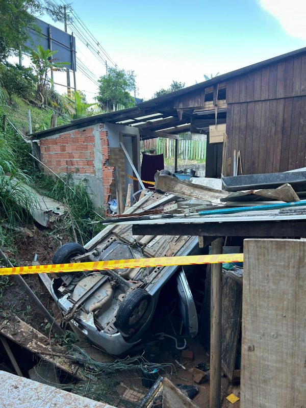 Motorista n&atilde;o tinha habilita&ccedil;&atilde;o – Foto: Greici Siezemel/ND