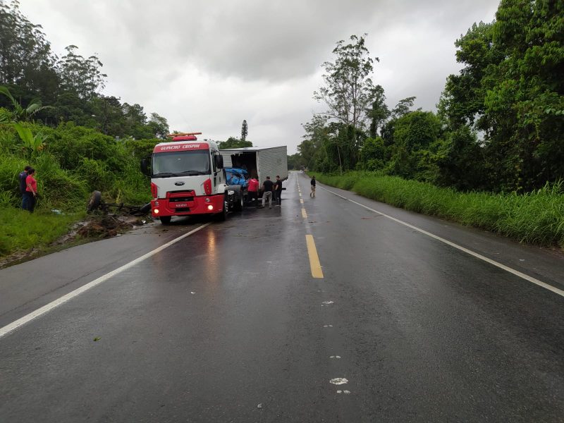 Rodovia j&aacute; est&aacute; liberada – Foto: Divulga&ccedil;&atilde;o/Reprodu&ccedil;&atilde;o/ND