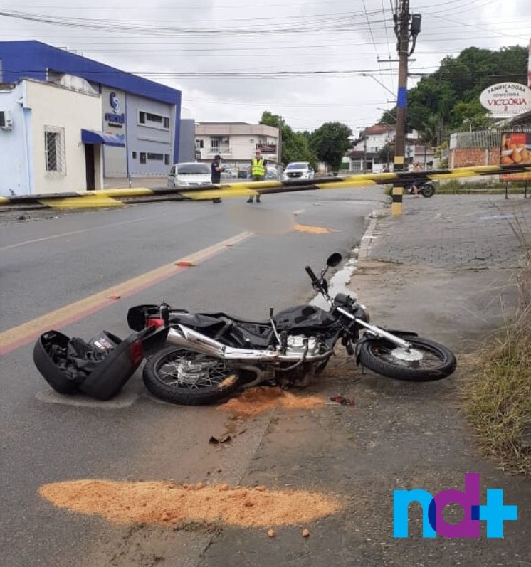 Acidente aconteceu no bairro Floresta – Foto: Gladionor Ramos/NDTV