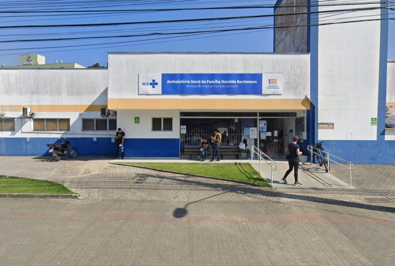 Atendimento do AGF no bairro da Velha é interrompido devido a temporal nesta segunda-feira (08) - Foto: Google Street View/Reprodução/ND