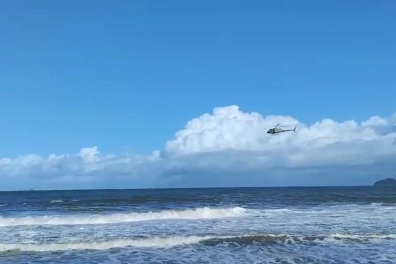 Equipes atuam em Barra Velha para localizar vítima 