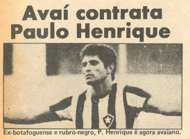 Ava&iacute; em 1973 contratou jogadores oriundos do futebol carioca, como Paulo Henrique, com passagem pela Sele&ccedil;&atilde;o Brasileira – Foto: Acervo Biblioteca P&uacute;blica SC – Hemeroteca Digital/Jornal O Estado
