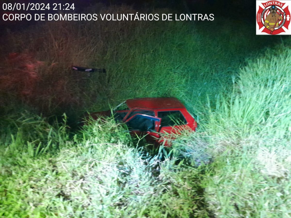 FOTOS: Carro Se Perde Na BR-470 E Pessoas Ficam Feridas