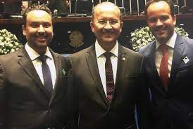 Jorginho e os filhos Bruno e Felipe Mello – Foto: Arquivo