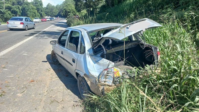 Acidente aconteceu na BR-470, em Trombudo Central