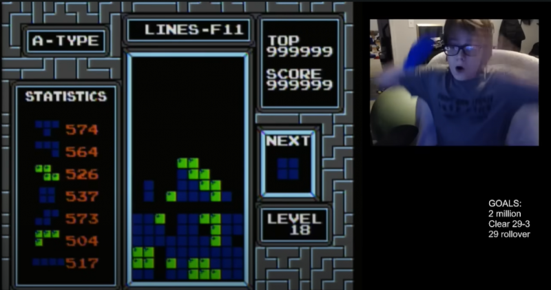 Willis Gibson, um jovem de 13 anos conhecido como "blue scuti", tornou-se o primeiro humano a alcançar a chamada "tela da morte"