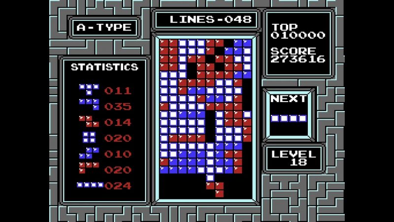 O objetivo é evitar que as peças se acumulem até o topo da tela