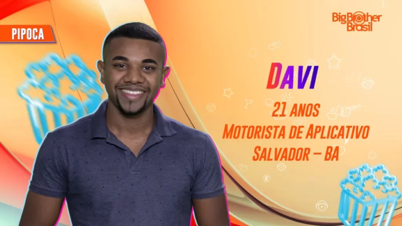 Davi é de Salvador, tem 21 anos e é motorista de aplicativo