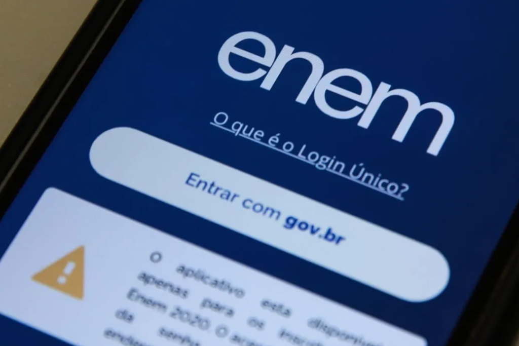 Aplicativo por onde são feitas as inscrições do Enem 2025