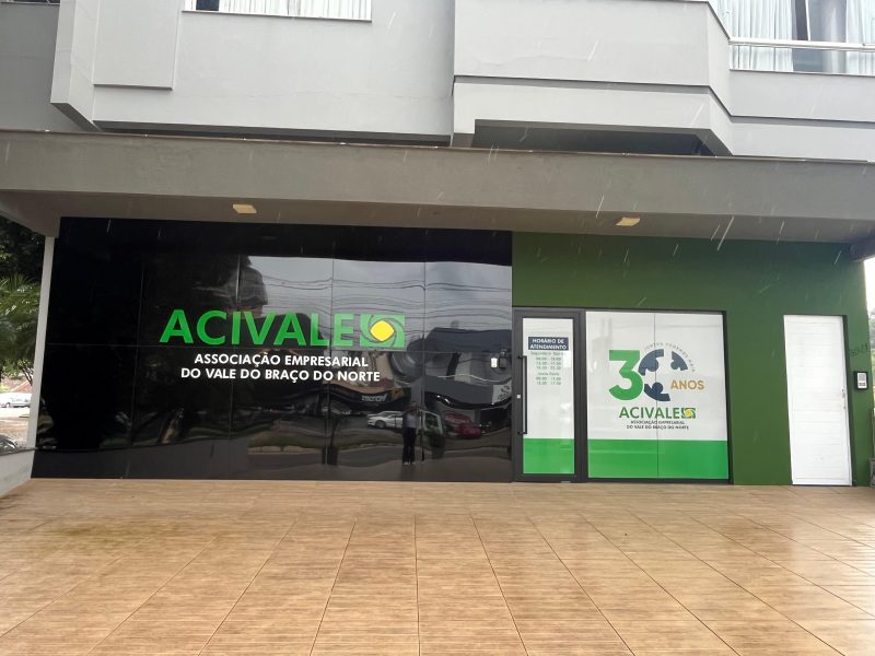 A&ccedil;&atilde;o ocorre na pr&oacute;xima ter&ccedil;a-feira (30), em Bra&ccedil;o do Norte, na sede da Acivale – Foto: Divulga&ccedil;&atilde;o/Acivale/ND