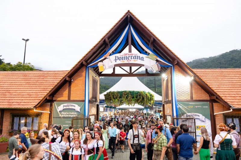 A agenda cultural conta o último fim de semana da Festa Pomerana