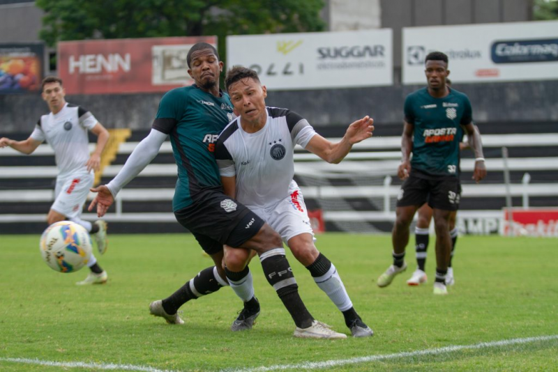 Jogo-treino contra o Oper&aacute;rio foi o primeiro teste do ano do Furac&atilde;o – Foto: FFC/Divulga&ccedil;&atilde;o/ND