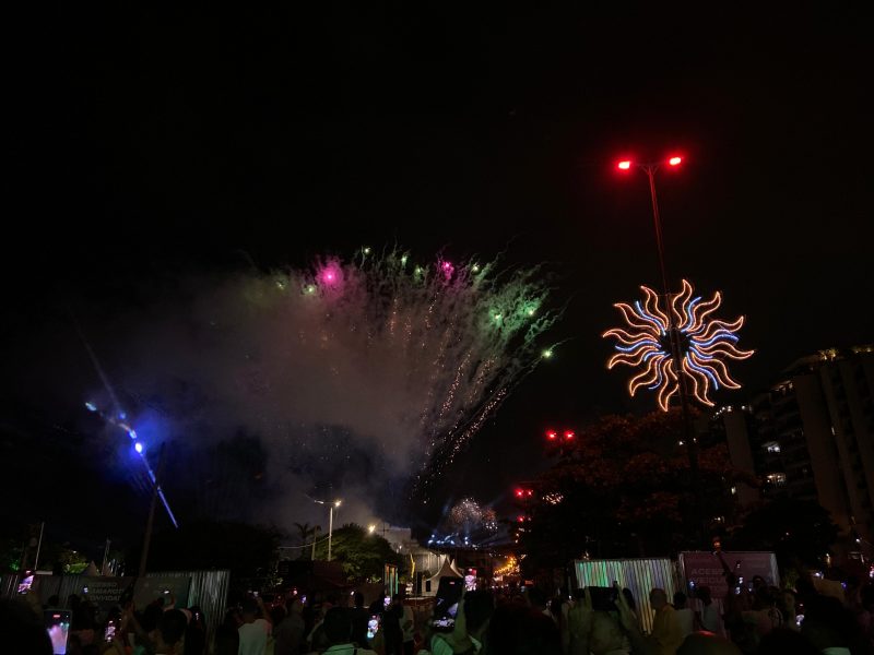 Queima de fogos do Réveillon de 2024 em Florianópolis