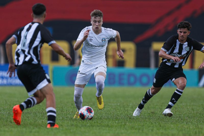 Furac&atilde;o &eacute; goleado pelo Gr&ecirc;mio na Copinha – Foto: Renan Jardim/Gr&ecirc;mio FBPA/ND